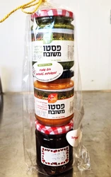 מארז טריו עונג- 3 ממרחים משובחים לבחירה מהאתר